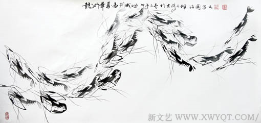 张治国作品《龙行华夏 马到成功》